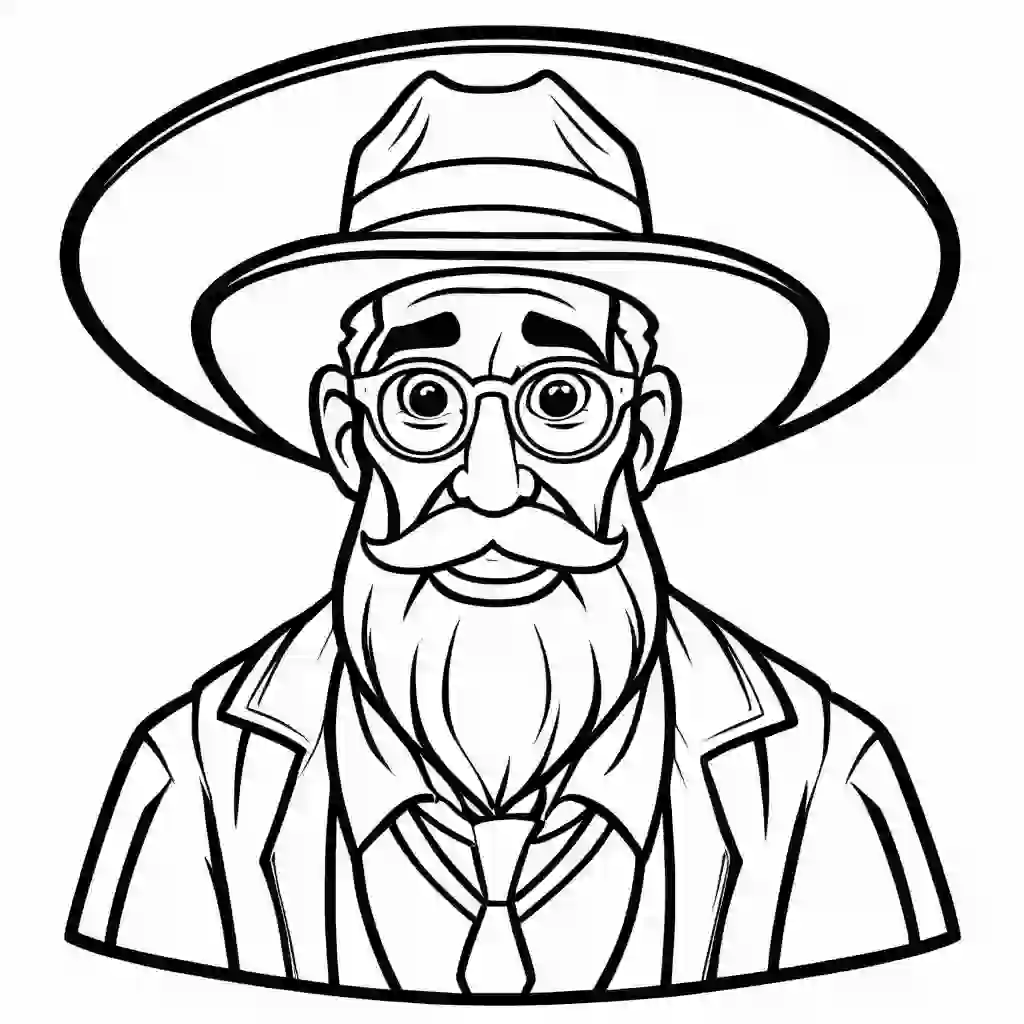 Uncle coloring pages